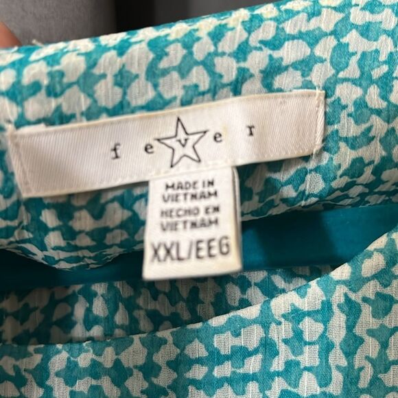 Fever Women’s Double Layer Sleeveless Blouse – Size XXL – RN95619 - Picture 2 of 4